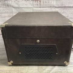 Vintage Califone 1450 K Dark Brown School Phonograph Record Player
