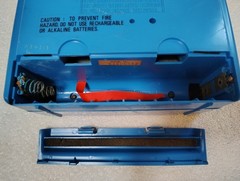 Panasonic RQ-830S dynamite plunger 8-track tape player blue working