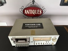 Vintage Teac CX-350 Cassette Deck Powers On! *functions untested SUPER RARE!