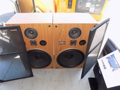 Vintage Pioneer Floor Speakers 15″ Woofer Made in USA cs-g403 3-way