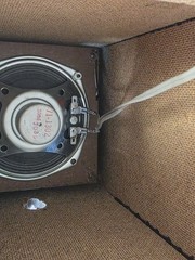 Vintage Omni Directional Sound Speakers Unbranded For Parts Or Repair