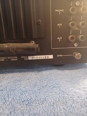 Bic Lux Corp 71/3R Stereo Receiver, Powers Up, Parts Or Repair, Read