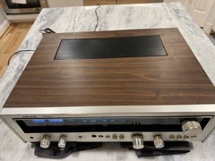 Vintage Nikko 5055 Stereo Receiver Silver Face Works Missing Buttons Part Repair
