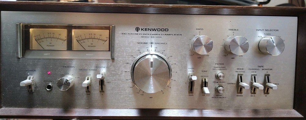 Vintage Kenwood KA-9100 DC Stereo Integrated Amplifier – Tested Working