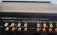 Vintage McIntosh C-15 C15 Preamplifier Pre-Amp Excellent – No Remote Or Manual