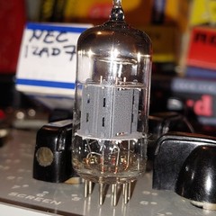 1x TV7D/U RTest Gm&mA 1959 NEC 12AD7 Matched Plates 1.83% Low-Noise 12AX7 Tube