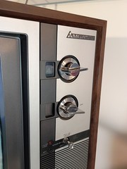 🔥1976 MGA Vintage CRT TV Retro Gaming 19” Tube RF MOD Woodgrain CLEAN 80s Color