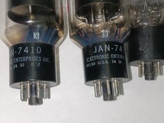 3B28 807 866AX 7410 BRIMAR ELECTRONIC ENTERPRISES SYLVANIA BIG Vacuum Tubes