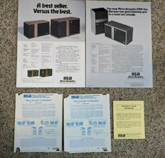 Micro-Acoustics FRM-3ax Vari-Axis Bookshelf Speakers w/ Box – vintage USA
