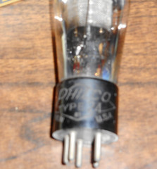vintag Philco 24 radio audio amplifier vacuum Globe shape 24/24A