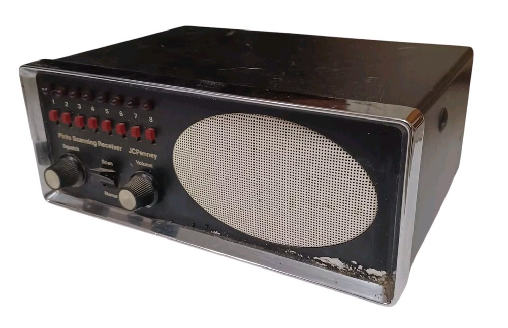Vtg JC Penny Pinto 8 Channel Scanning Receiver AS-IS Untested FOR PARTS-REPAIR
