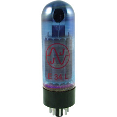 Vacuum Tube, E34L, JJ Electronics, Blue Glass, Apex Matched Quad, Power