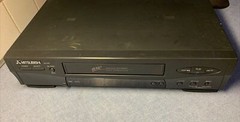 Mitsubishi HS-U446 VCR Video Cassette Player/Recorder VHS Tested Working!