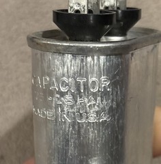 Vintage Bell + Howell 45692 16mm GE Capacitor 75-15-A 7.5uf 330VAC # 72F4124
