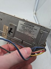 RARE VTG AUDIOVOX AM/FM Radio Car Stereo Model # 78-FO-FDXH For Parts And Repair