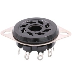 10PCS 8Pin Octal Vacuum Tube Socket For 6SN7 EL34 274B 6L6 KT88 Chassis MountFKE