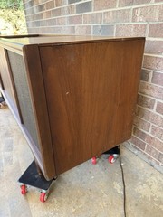 🍊Vintage 1964 MCM RCA Victor Stereo Record Player Console | Model 4FT44W WORKS!