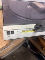 HTF Rare MCS 6800 (Accutrac) Belt Drive Programmable Turntable W/ Remote 4 PARTS