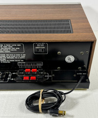 VTG Hitachi SR-503 AM/FM Stereo Receiver Wood Case PARTS/REPAIR Left Channel Out