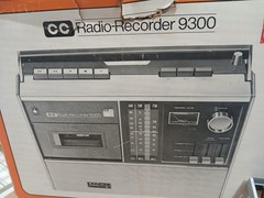 Vintage Basf Cc Radio Recorder 9300