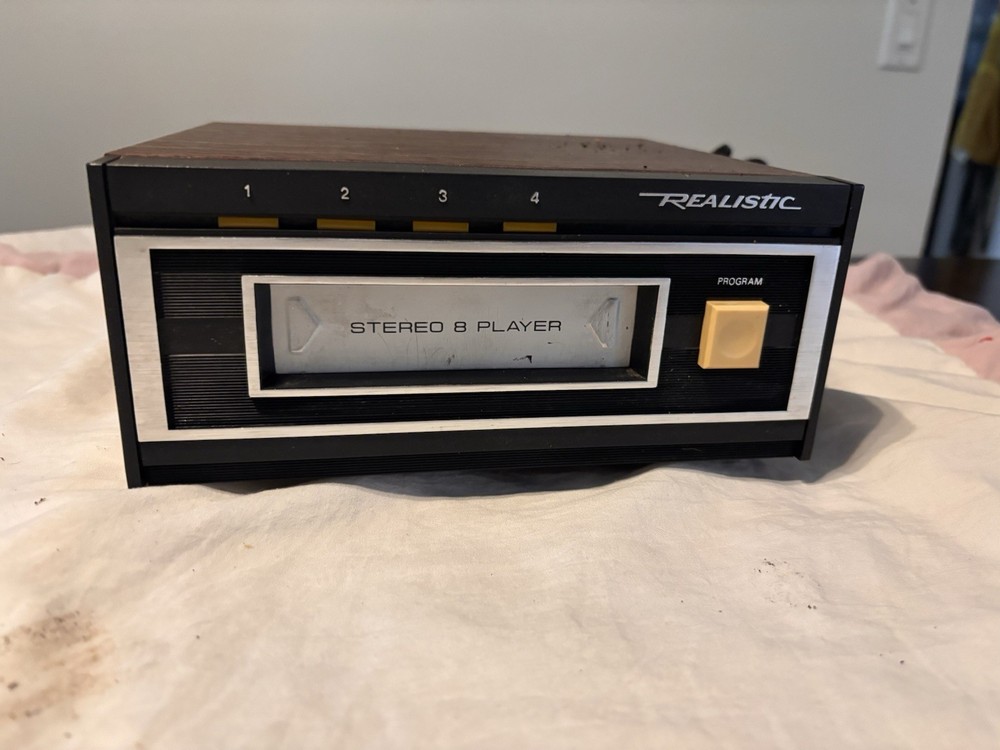 Radio Shack Realistic Stereo 8 Track Player Model 14-935A TR-169 – UNTESTED