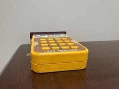 Vintage 1976 Texas Instruments Little Professor Calculator Missing Battery Cover