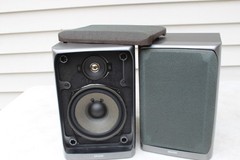 RARE DENON USC-60 2-WAY 50 Watts BOOKSHELF LOUDSPEAKERS Speakers Taiwan VTG