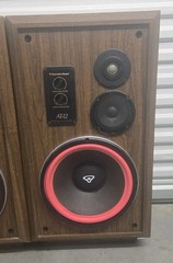 Cerwin Vega AT-12 Speakers Pair | Refoamed Woofers | Original Grills | Fully Wor
