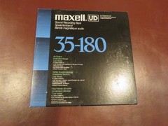 MAXELL 35-180 UD REEL TO REEL Tape 10.5″ METAL REEL