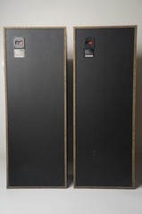 Vintage Technics SB-A55 3-Way Speaker System Floor Speakers Pair TESTED