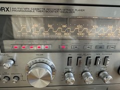 Yorx M2608 Stereo System Receiver EQ AM FM Cassette 8 Track Works *Read*