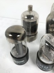 9 Vintage Tube Lot Zenith Has Tung-Sol Electronic NU Silvania GM USA 6146B