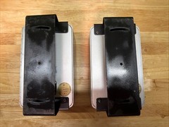 Vintage Realistic 40-2034A Minimus 7 Speakers Silver 40w 8 Ohm W/Wall Mounts