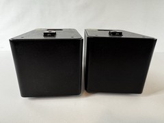 Realistic Minimus 7 Speakers 40-2030C Black 40W sequential serial #s, EX cond