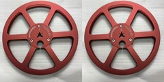 New One Pair Pioneer blue 7” Tape Reel Light Metal Aluminum Take Up Reel