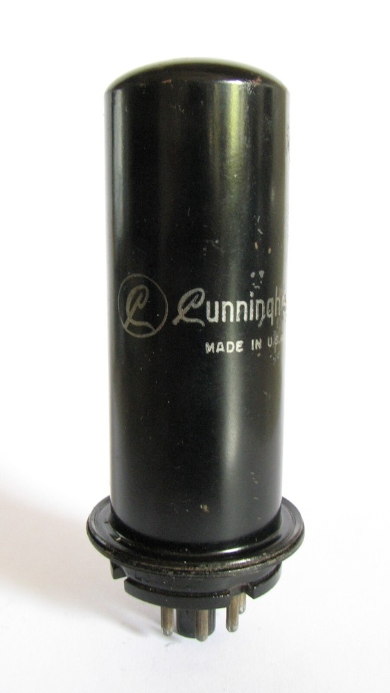 1948 Cunningham 6L6 metal Power Amp Tube – Hickok 539B tests @ 5700, min:3300