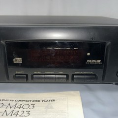 Pioneer PDM-423 Multi Disc CD Player Vintage Audio Component w/ Manual Untested