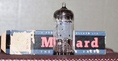 MULLARD ECC83 BLACKBURN 12AX7 MC1 LONG PLATE TIGHT BAL TEST NOS VINTAGE 1957