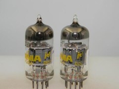 Code Pair Sylvania 6LX8 LCF802 NOS NIB 100/100% Copper Grid Serious Tubes P667