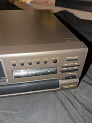 Vintage Technics SA-GX690 Stereo Receiver W/ Matching Sl-pd687 5 Disc Cd Changer