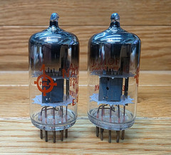 2- RFT 12AU7A ECC82 Vacuum Tubes Tested NOS/NIB Matched Pair Germany