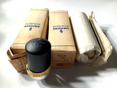 Rare Pair (2) C3m NIB Tube Siemens ~ Valves Engraved Top
