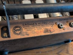 GROMMES GRT-100 GRT100 TUBE TUNER AMP AM FM RADIO VACUUM RARE AUDIOPHILE VTG