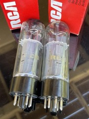 Pair RCA by Matsushita EL34 6CA7 Tubes & Boxes GT Britain Hickok TV7 Tested