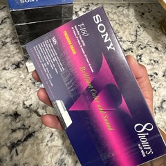 Vintage VHS Blank Tape Lot Of 12 Sony TDK Assorted New Sealed