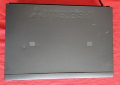 VTG Mitsubishi HS-U445 VHS Hi-Fi VCR 4 Head Video Cassette Recorder RCA Tested