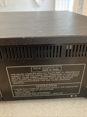 digital audio laser disc player Not Tested Parts Only