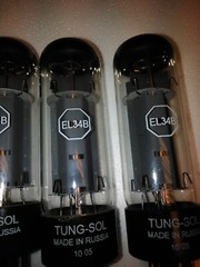 EL 34/EL34B Tung-Sol NOS(new) 1 pcs tubes Russia unboxed