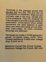 Radio Shack Molded Nylon Connector Male 274-224 Archer Tandy 🔥NEW NOS💥