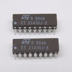 1x ET2147HJ-3 ST 4K SRAM IC DIP18
